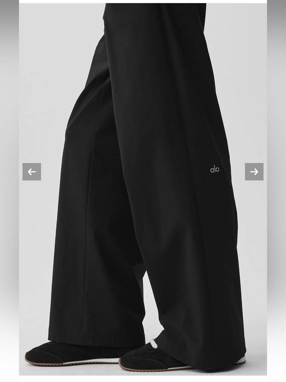 NWOT ALO High-Waist Pursuit Trouser. Size M Long. - Picture 5 of 6